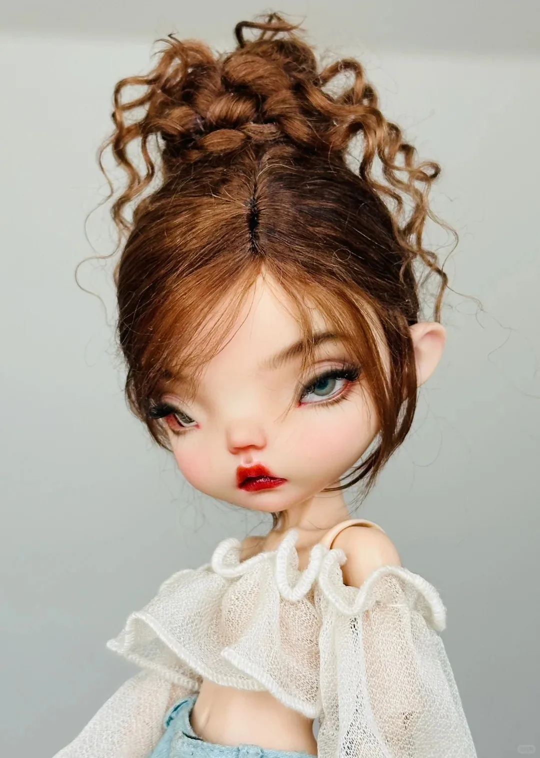 

Новая 1/6 Buck Tooth Girl Black sd BJD кукла большой материал куклы DIY Премиум смола детская кукла игрушка подарок для девочки