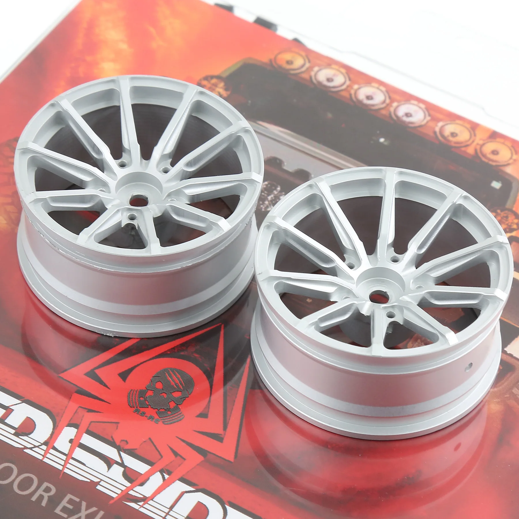 1/10 RC 드리프트 레이싱 카용 4개 52mm 금속 휠 림 – 타미야 교쇼 HSP HPI 사쿠라 TRX4용 고성능 허브