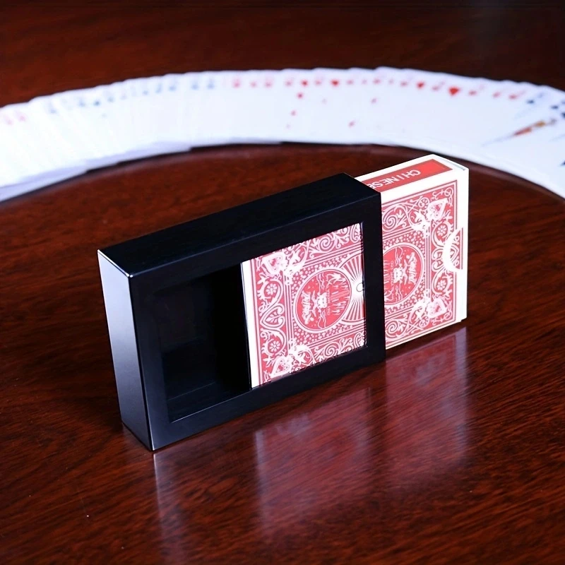 Deluxe Vanishing Card Box von Kupper Magic Tricks Deck Disappearing Card Case Magia Close Up Illusions Gimmicks Mentalism Props – Detail 3