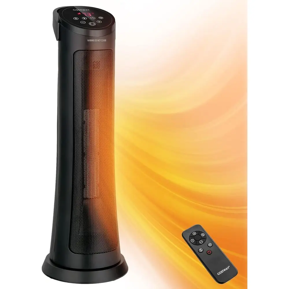 

Осциллирующий PTC-обогреватель мощностью 1500 Вт с 24-часовым таймером, защитой от перегрева и защитой кончика, идеально подходит для дома и офиса