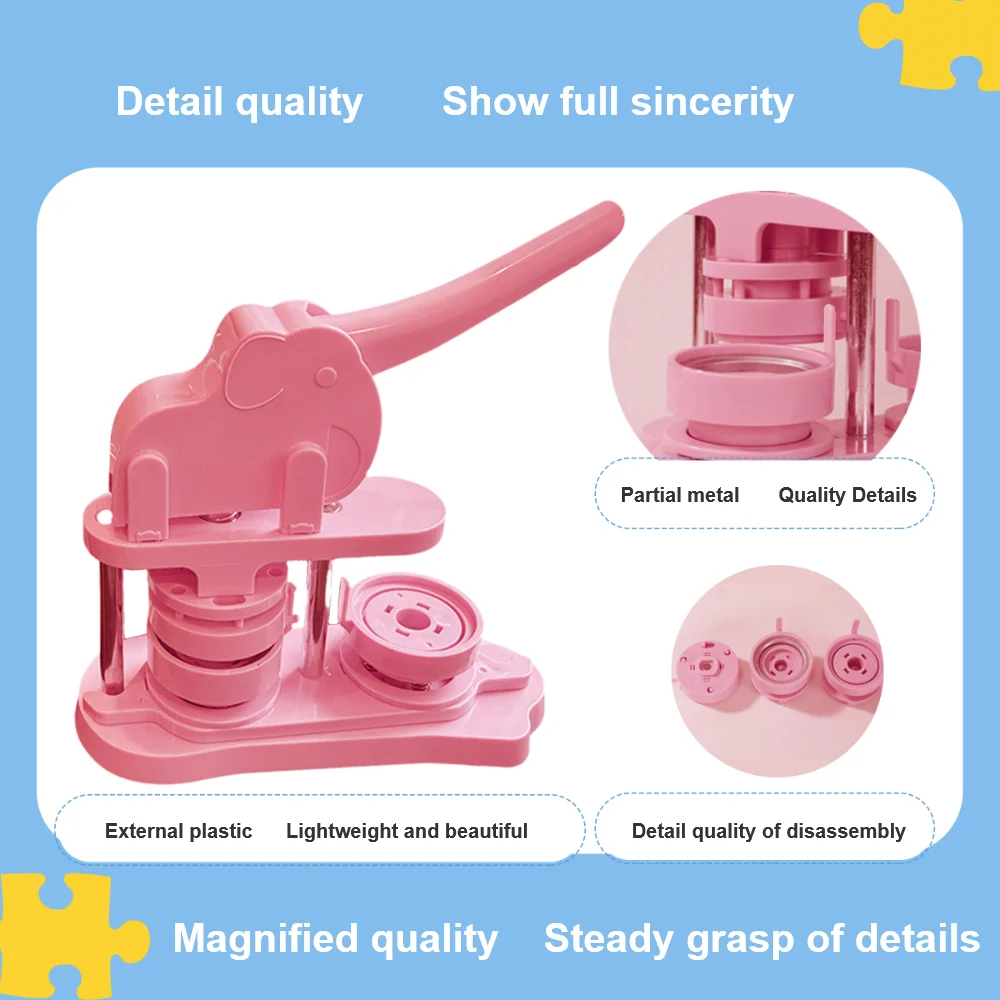 

Машина для изготовления пуговиц для значков, 58 мм, набор магнитных значков с 50 деталями для пуговиц + круглый резак, машина для изготовления бейджей