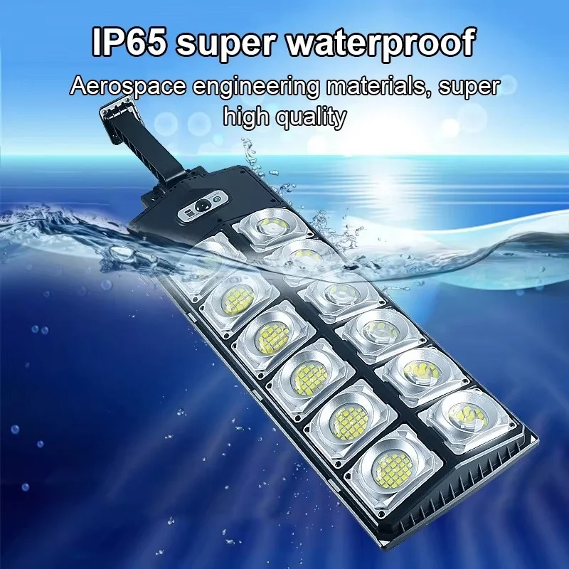 Pop 100000LM Ultra Bright Solar Light Outdoor Street Lamp With Motion Sensor Function Waterproof Lighting Garden Courtyard Wall
