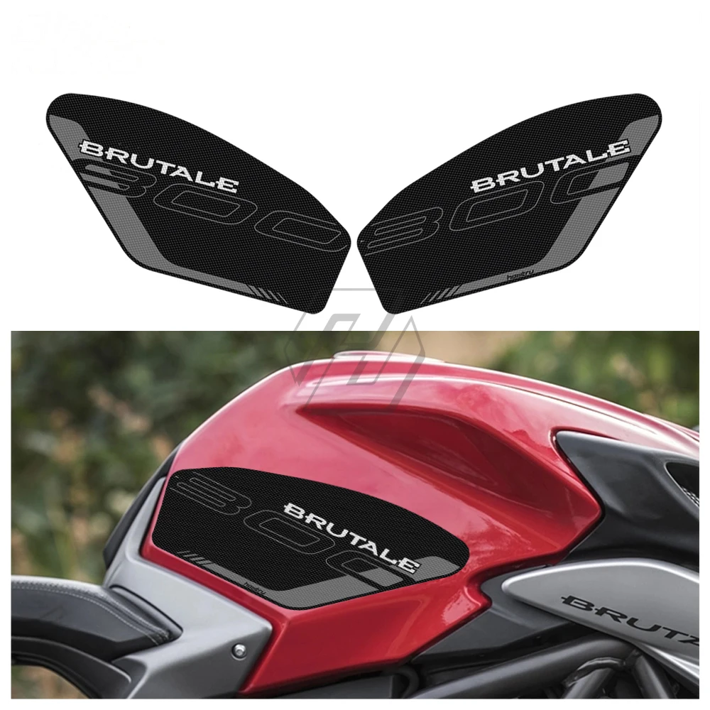 

For MV Agusta BRUTALE 800 RC RR AMERICA SCS Sticker Motorcycle Side Tank Pad Protection Knee Grip Anti-slip