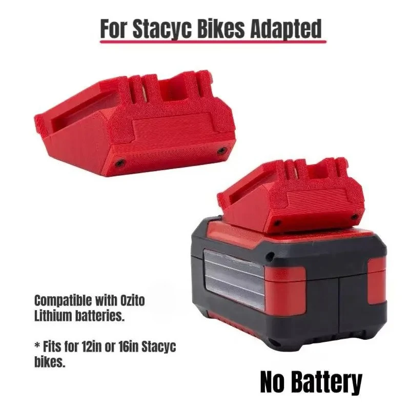 

Адаптер-переходник для аккумулятора Stacyc Ozito для велосипедов Stacyc 12 и 16 дюймов