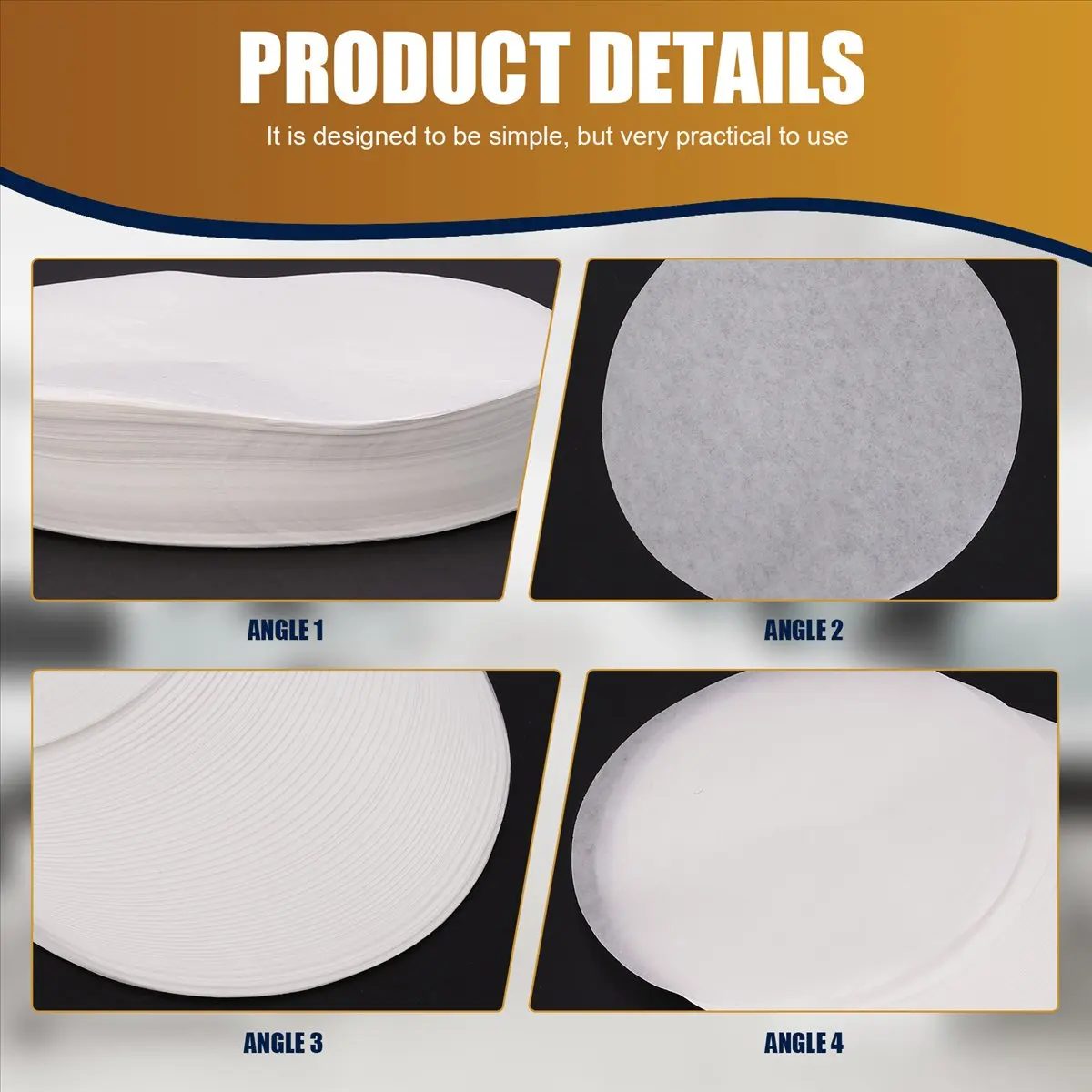 newyear828 Round Shape Leak Proof Paper Film Coffee Spill Proof Gasket Leak Proof Paper Films,Milk Tea Sealing for 7-9.5cm Cup