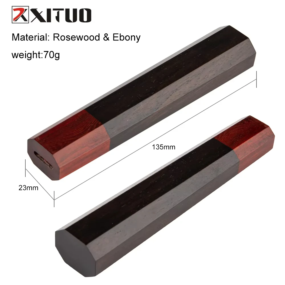 Picture 5: XITUO Japanese Chef Knife Handle Octagonal Handle Solid Wood Kitchen Knife Handle Knife DIY Making Accessories Ergonomic Design