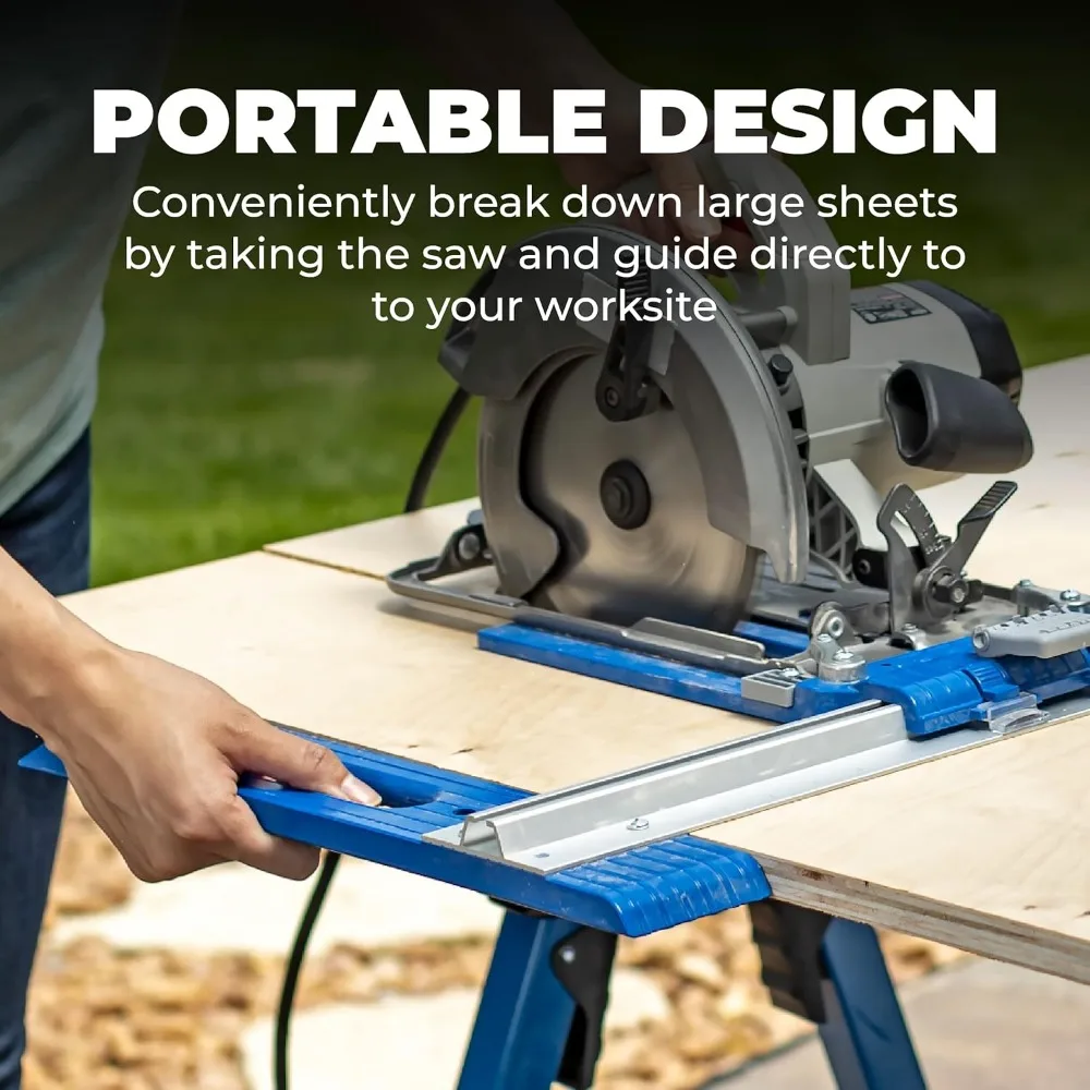 KMA2685 Rip-Cut  Saw  - Track Guide &  Rail - Cutting Tool - Saw Guide for Circular Saw