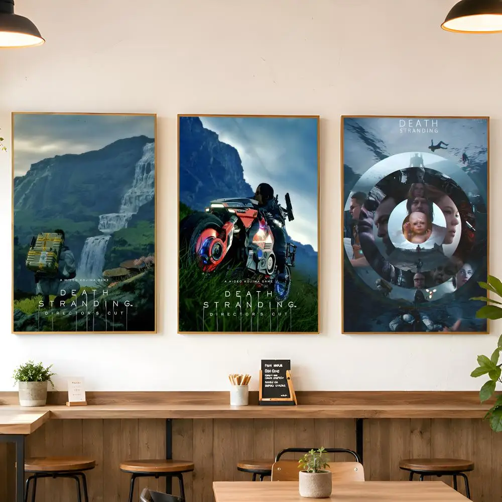 D-Death Stranding Game Poster Matte Wall Peel And Stick Decor Bedroom Living Room Office Dorm Home
