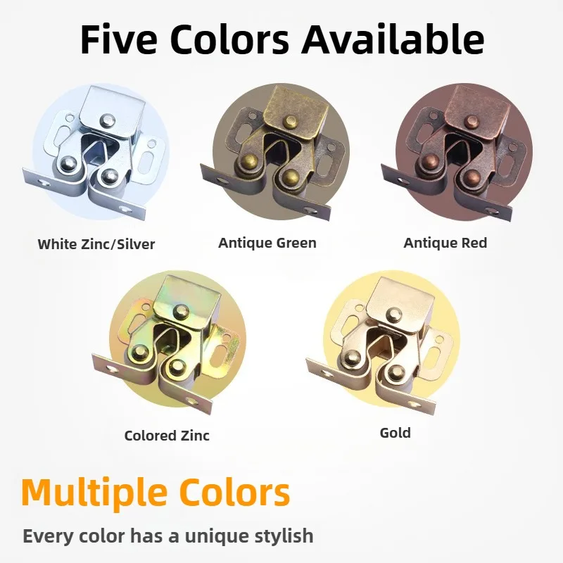 

2 4 10pcs Cabinet Door Magnetic Catch Spring Clasp Buffer Stopper Invisible Wardrobe Cupboard Door Hardware Accessories