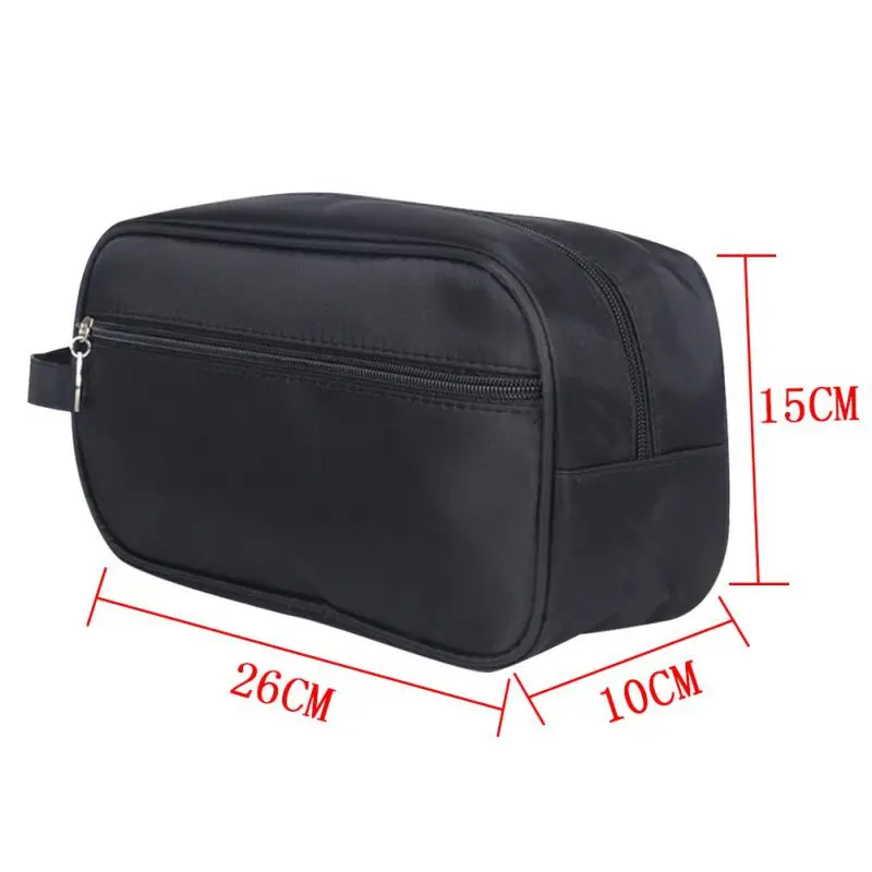 Portable Toiletry Bag Canvas Travel Toiletry Organizer Water-resistant Shaving Bag for Toiletries Accessories Makeup Pouch