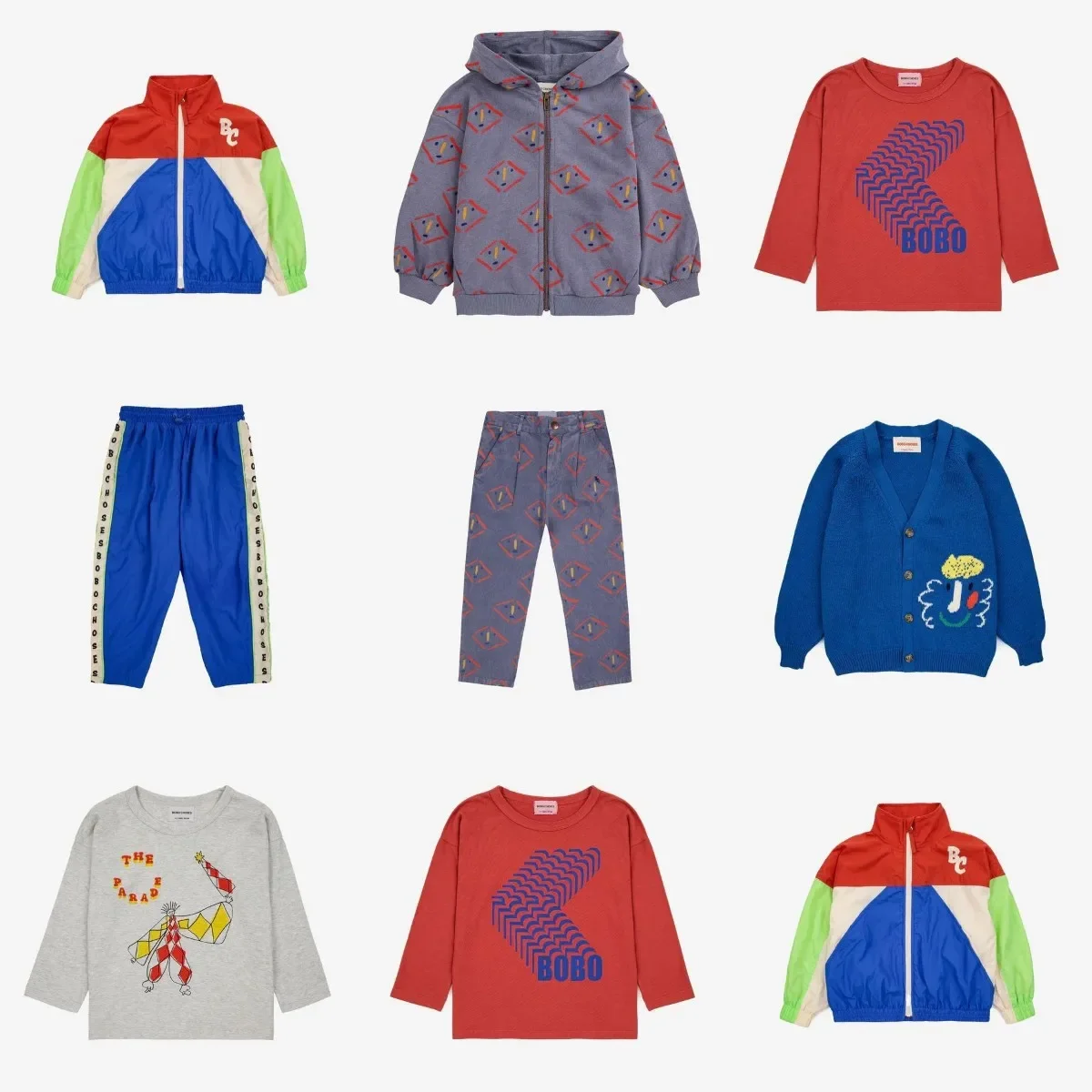 Veste et pantalon à manches longues pour enfants, tricots en stock, prévente BC, printemps 2024