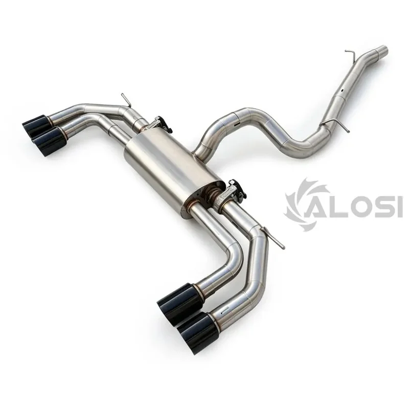 Perfectly Customized Smart Valve Performance Cat Back Exhaust Muffler Specifically Designed for Audi A3 2.0T Quattro 2012-2020