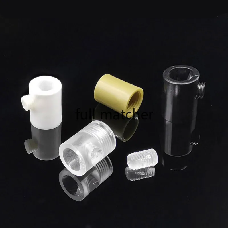 M10 Threaded Female Cable Grips Plastic Strain Reliefs Electrical Wire Clamps for Pendant Lamp Fittings