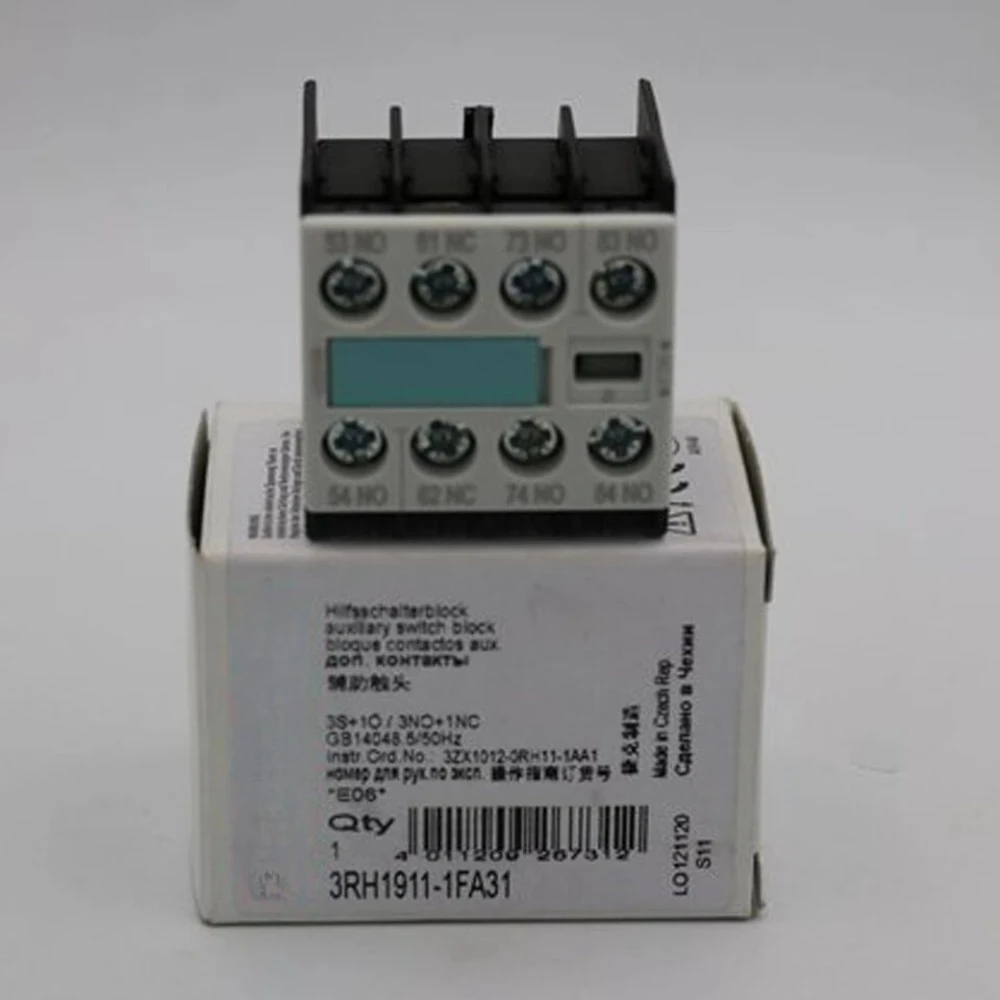 

3RH1911-1FA31 1 шт. новый вспомогательный контакт 3RH19111FA31 Быстрая доставка