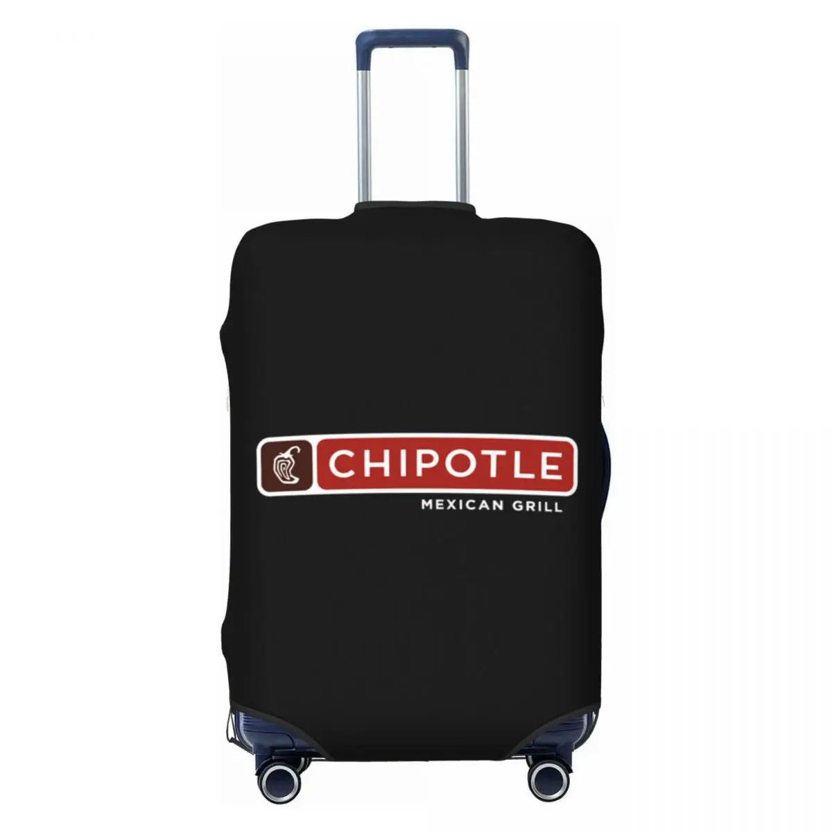 

Funny Chipotle Mexican Grill Luggage Cover Protector Dust Proof Travel Suitcase Covers