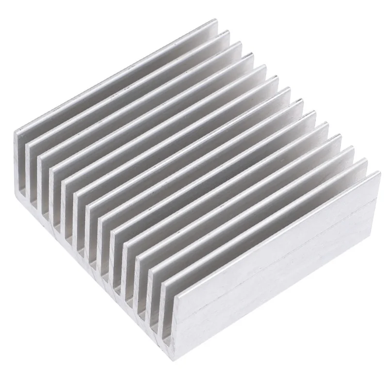 4Pcs Aluminum Heat Sink Heat Dissipation Cooling Sheet For Routers CPU Q50 X 20 X 50
