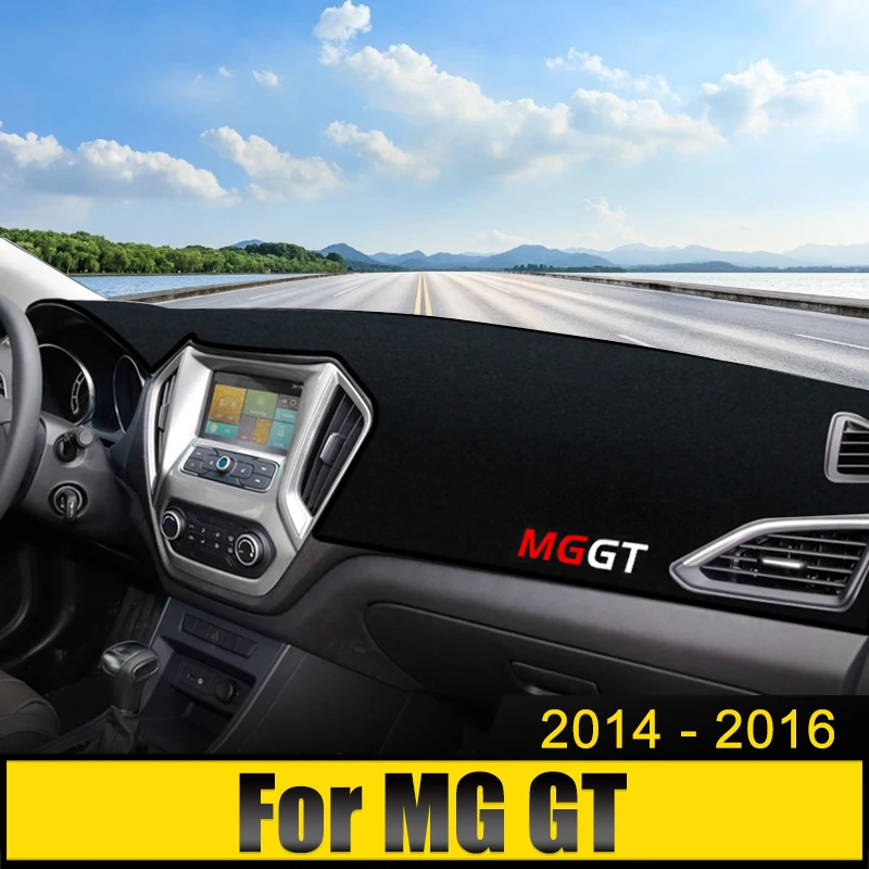 

For MG GT 2014 2015 2016 Car Dashboard Avoid Light Pad Instrument Platform Desk Cover Non-Slip Mat Anti-UV Carpet Accessories