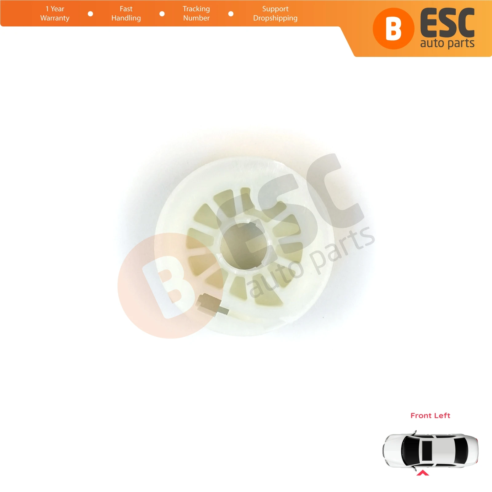 V2EWR5223 Raammechanisme Tandwiel Katrol Linksvoor voor Hyundai I30 MK2 GD 2011-2017 Kia Ceed 2 JD 2012-2018 5-Deurs