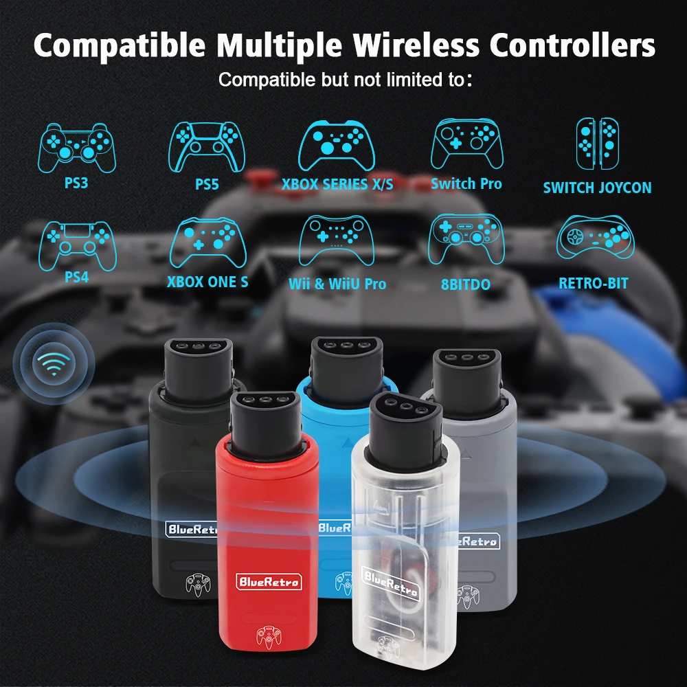 N64 BlueRetro Wireless Game Controller Adapter Bluetooth Gamepad Adapter for Nintendo 64 Console to PS3 PS4 PS5 Nintendo Game Co