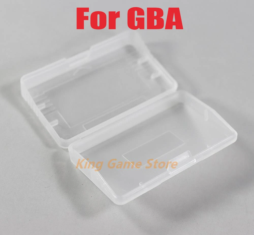2 шт./лот для GB GBC GBP GBA SP, прозрачные пластиковые чехлы для картриджей, коробка для хранения, защитный держатель, пылезащитный чехол для GBA