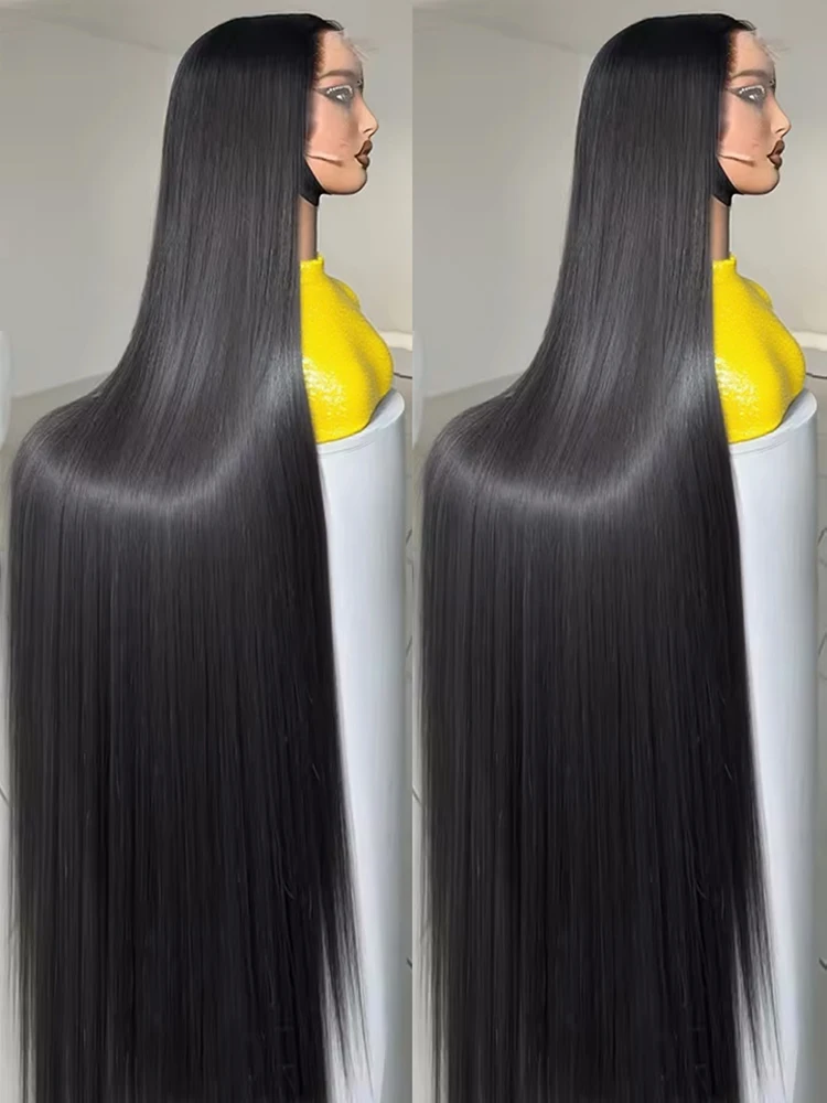 

Парик HD Full Lace из натуральных волос, предварительно проработанный, 13x4, 13x6, 40 дюймов, прямой, с фронтальной частью из кружева, для женщин, плотность 250%