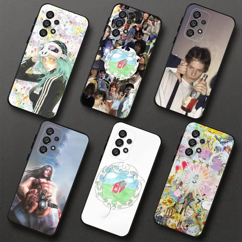 

Rapper B-Bladee 333 Album Phone Case For Samsung S 25,24,23,22,30,21,10,9,Ultra,Plus,Lite,FE,4,5G Black Soft Case