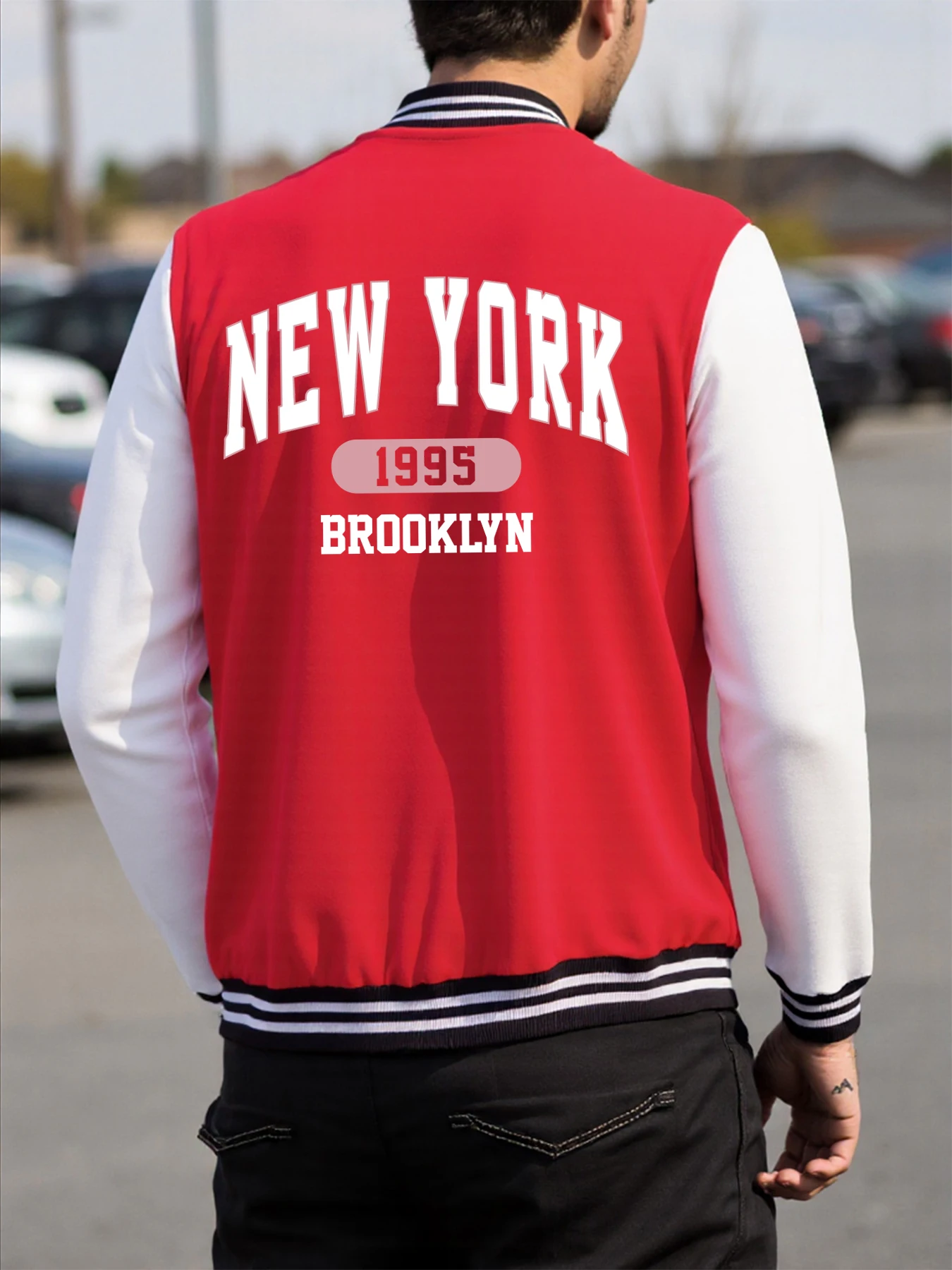 

Новинка Yoek 1995, уличная одежда с принтом Brooklyn, мужские простые винтажные куртки с длинными рукавами, осенняя теплая спортивная одежда, модная одежда с комиксами