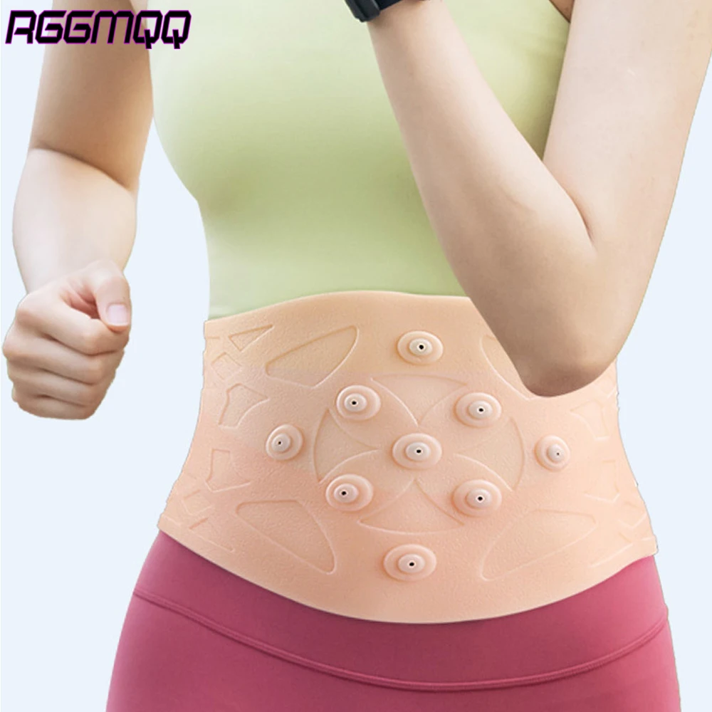 Magnetic Therapy Back Brace - Waist Support with Gel Pad, Waterproof Elastic Belt for Pain Relief,Yoga,Sports,Work for Men Women