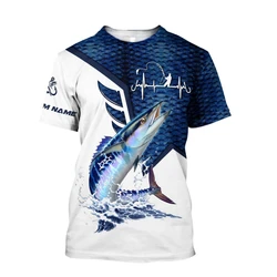 Mahi mahi Fishing Custom Name 3D Printed Mens Unisex Cool Summer T Shirts Short Sleeve Casual T Shirts Hot