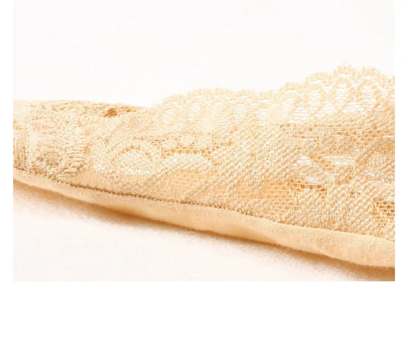 5 Paare/Los Socken Damen Knöchelkurz No-Show Unsichtbarer Fuß Sommer Dünne Baumwolle Set Weiß Low Cut Boot Spitze Silikon Rutschfest – Detail 8