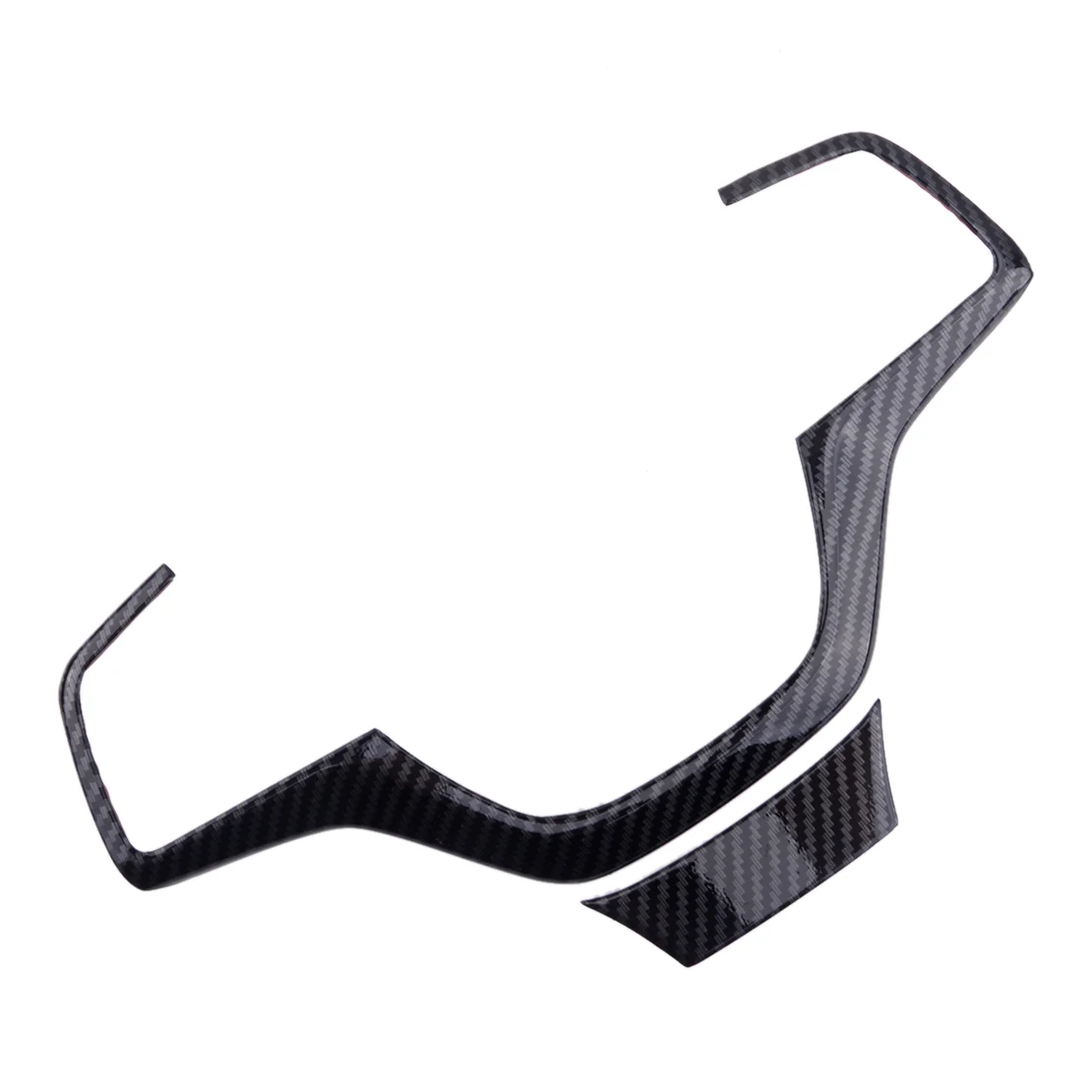 

ABS 1 Set Carbon Fiber Style Steering Wheel Strip Cover Trim Fit For Hyundai Elantra 2017 2018