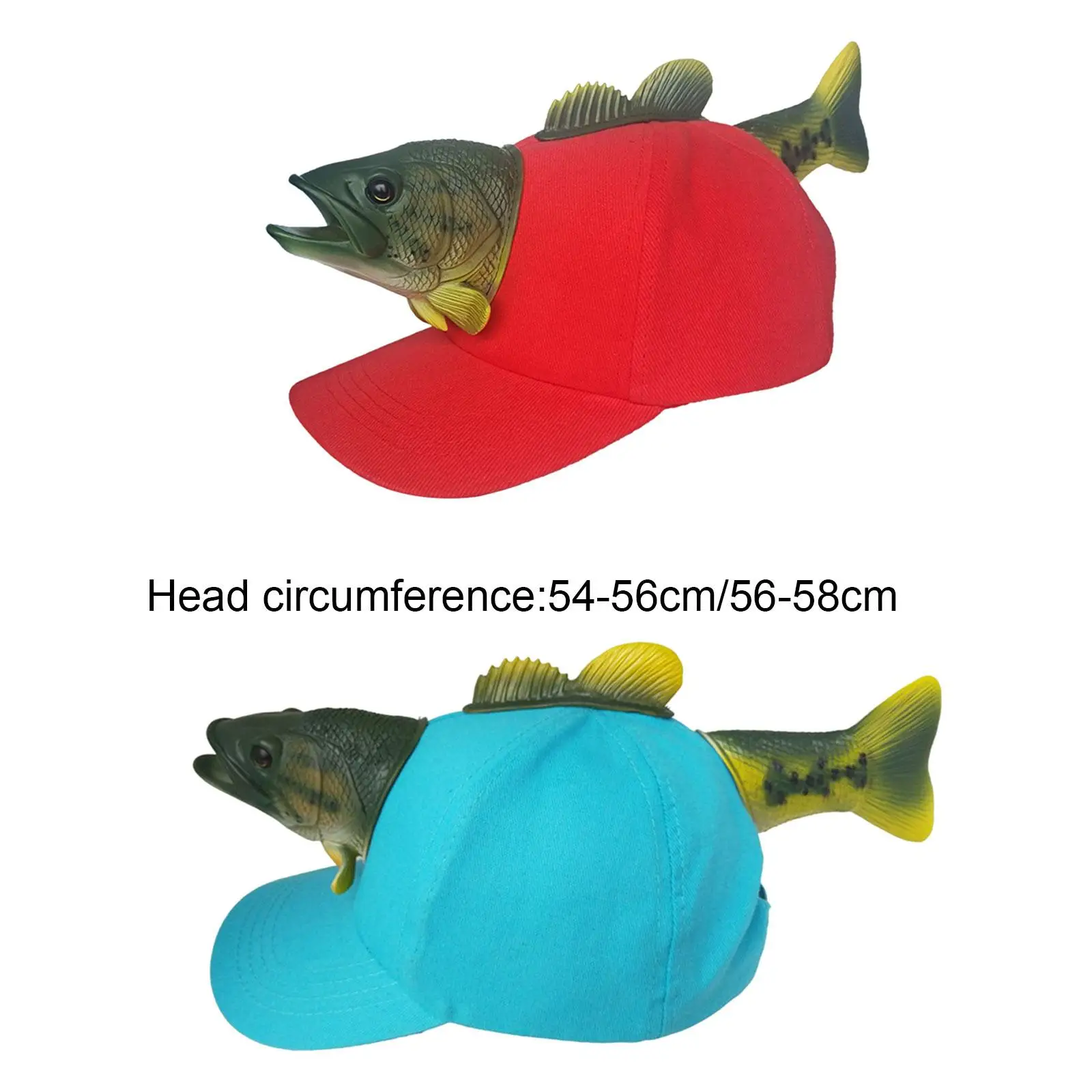 Novelty Baseball Cap for Men Women Performance Unisex Funny Parent Child Casual Fishing Fisherman Gift Adjustable Party Fish Hat