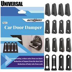 Universal Car Door Damper For Toyota Nissan VW Seat Skoda Honda Lock Buffer Deadener Shock Absorbing Damping Rubber Gap Seal