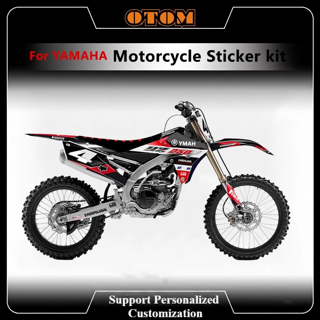 Motocross Customize Graphics Decals for YAMAHA  YZF250 2014-2018 YZF450 2014 2015 2016 2017 HolographicGlossy Sticker Kit