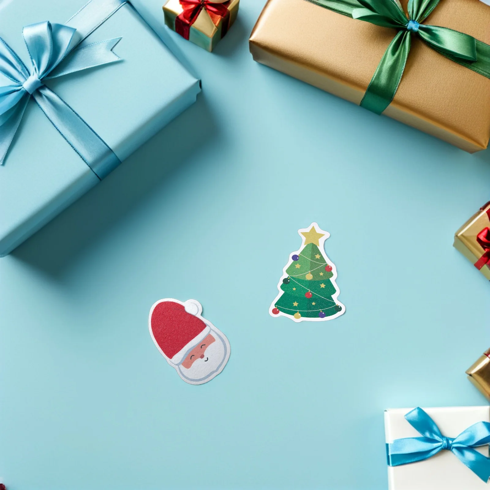 

4pcs Christmas Dish Sponges Holiday Kitchen Sponge Set Festive Non-Scratch Wood Pulp Sponges For Dishes Sink Glassware -