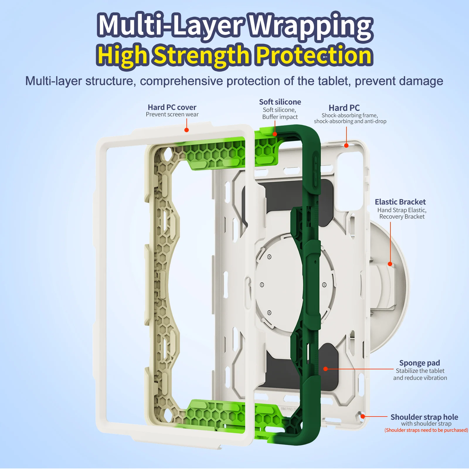 Heavy Duty Rugged Case For Red - Oneplus Tablet Accessories recension och pris