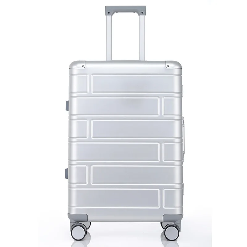 100% Aluminum-magnesium alloy Travel Suitcase Rolling Luggage  24\