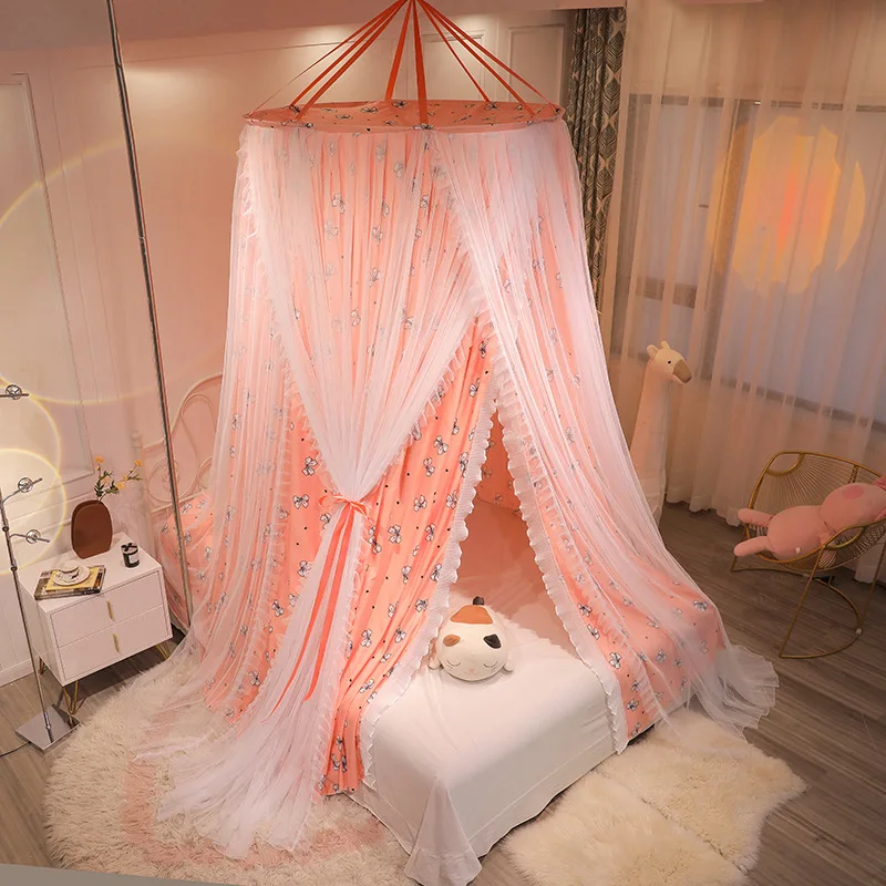 Double Dome Bed Mantle Mosquito Net Suspended Mosquito Net, Student Dormitory Bed Mantle Mosquito Net Children's  Net