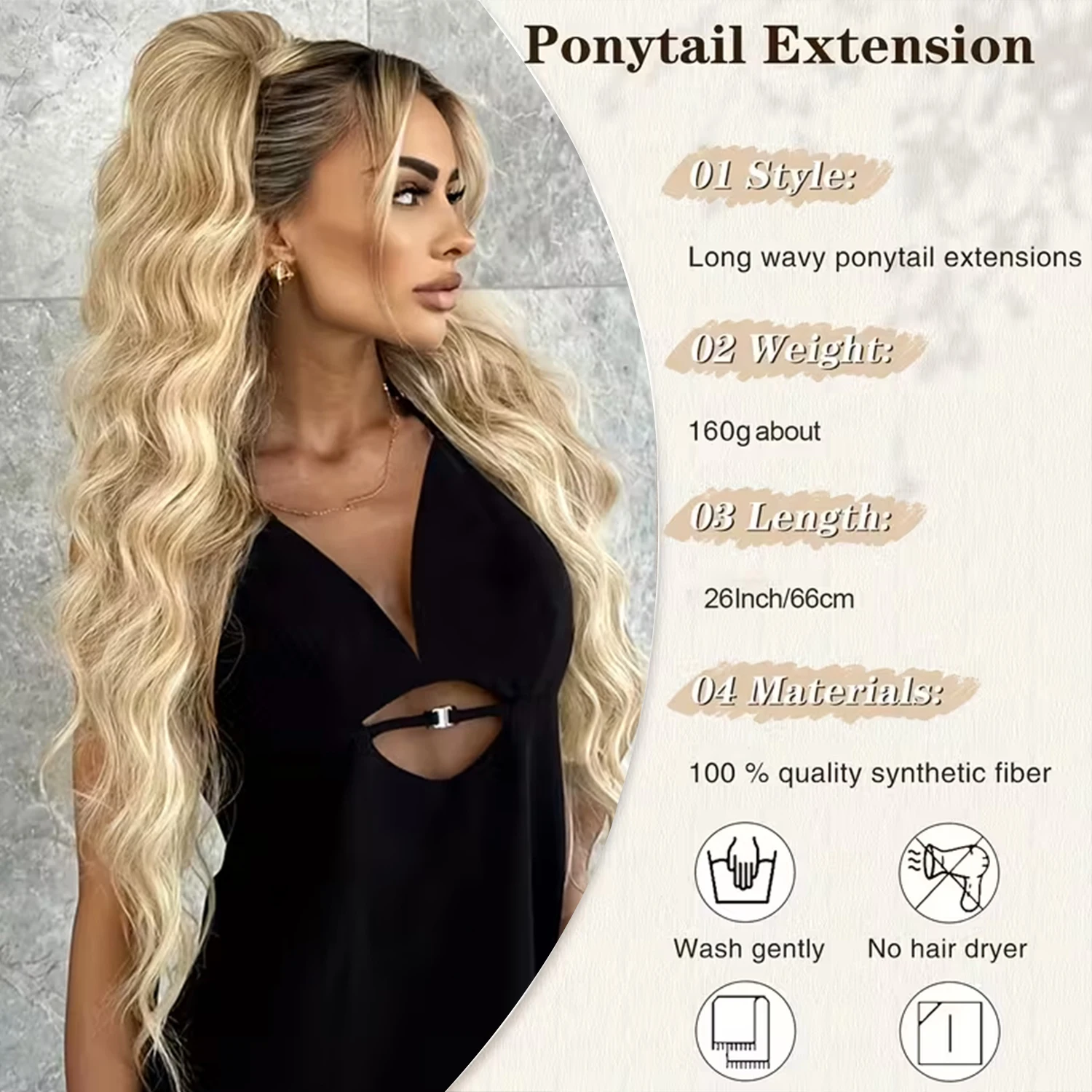 Thumbnail 2 - #43 Ranked Synthetic Drawstring Ponytails Picks in 2026