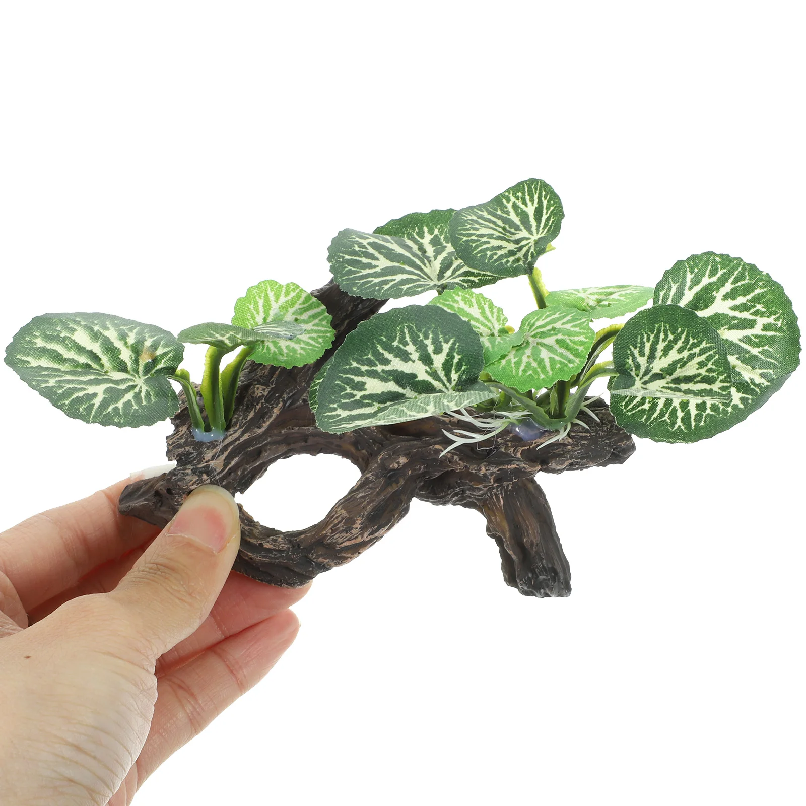 

Reptile Tank Plant Decoration Rainforest Simulation Lifelike Artificial Plant Ornament for Aquarium Fish Tank Terrarium Supplies