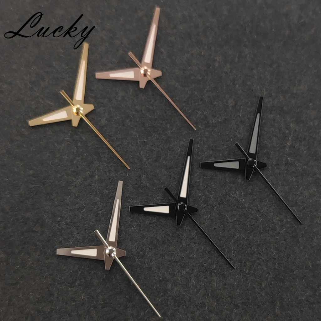 NH35 Hands Silver Black Rose Gold Gold Watch Hands Suitable NH35 NH36 7S26 4R35 4R36 Movement Green Luminous Watches Pointer ﻿