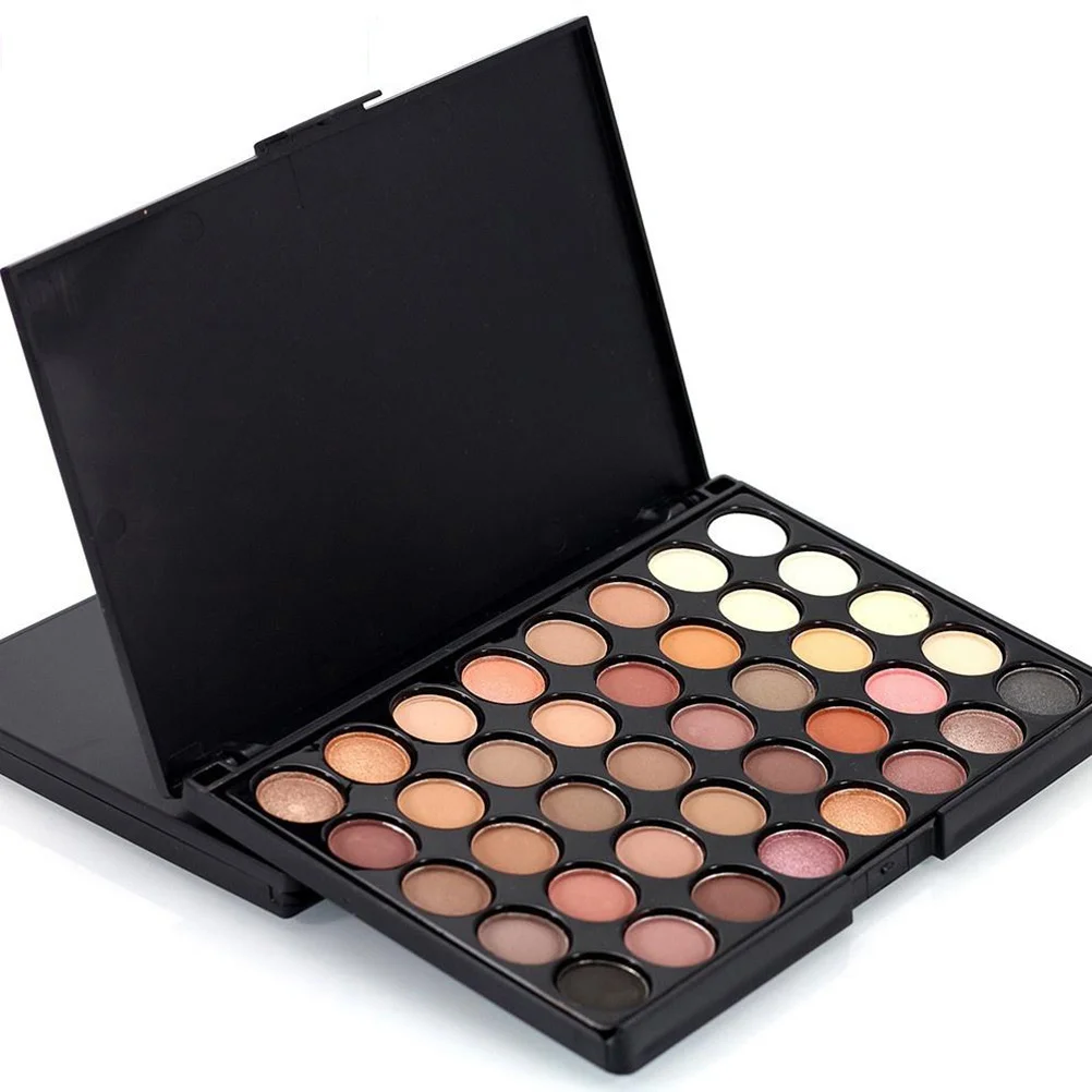 Lidschatten-Palette, hochpigmentiertes, mattschimmerndes Make-up für tägliche rauchige Augen, Lidschatten-Palette mit langem Finish