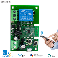 AC 85-250V 1 Channel WiFi Remote Control Relay Switch DC 5V 7V-32V Module Supports 433MHZ Remote Control For EWelink APP System