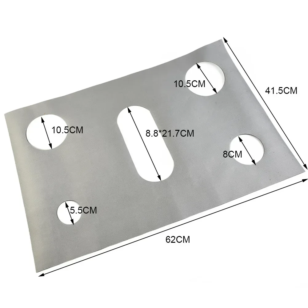 1 шт., защитные чехлы для газовой плиты, 5 отверстий, защита от масла, газовая плита, горелка, плита, защитные чехлы, коврик, кухонные принадлежности