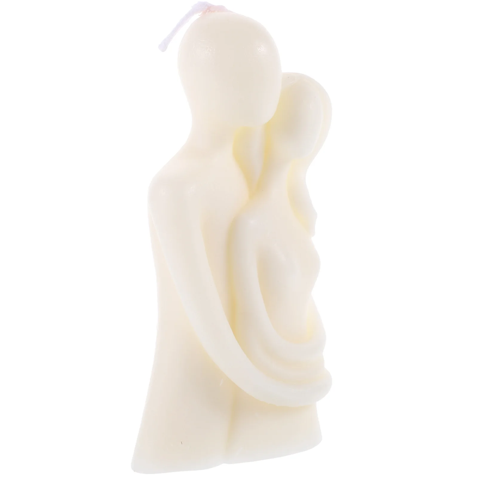 

Hugging Couple Candles White Lavender Scented Romantic Soy Wax Home Decor Mini Sculpture Aromatherapy Gift Scultpure
