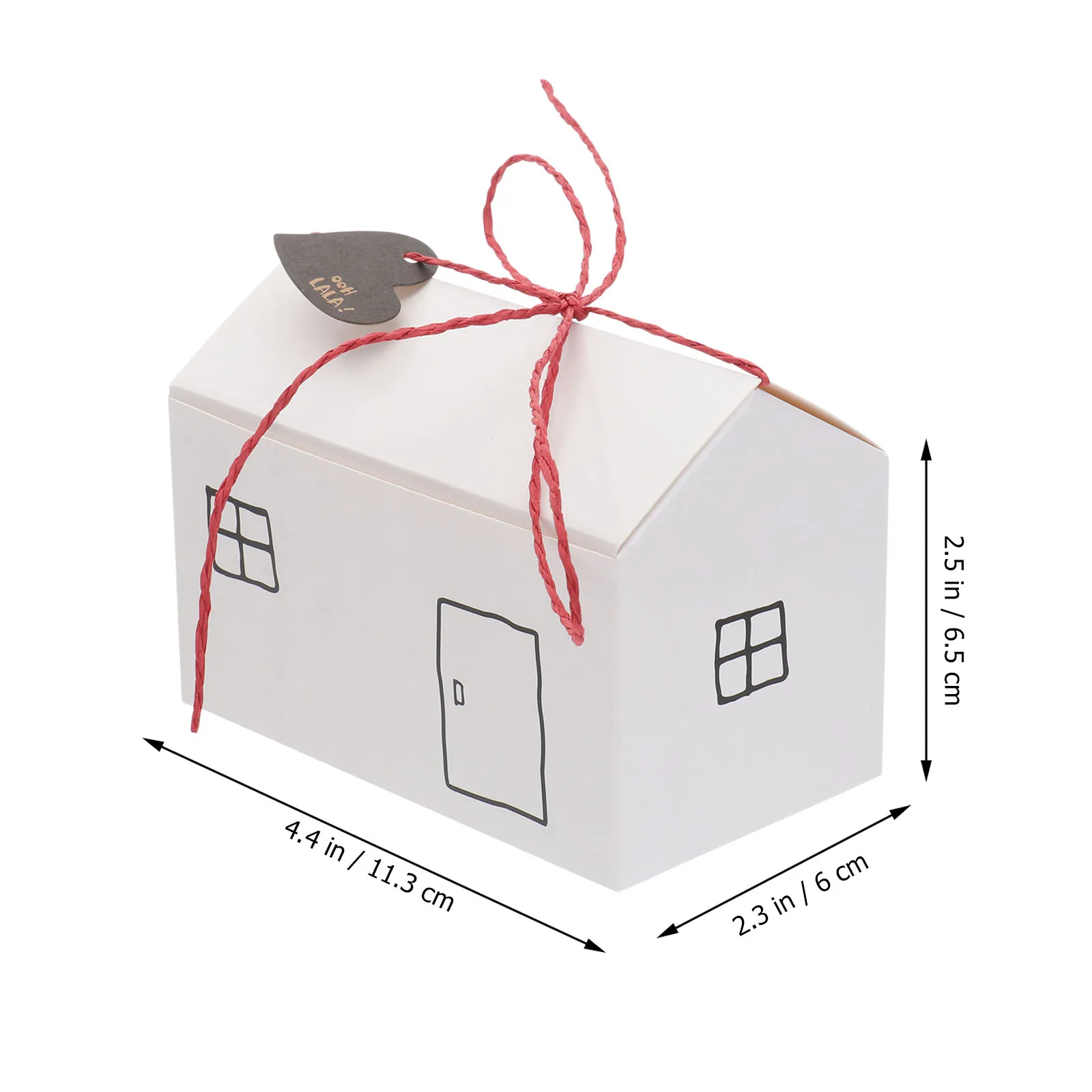 

Christmas Gift Small House Container C y Mini Storage Boxes Premium Material Durable H y Long Time Use Cute Elements Suitable