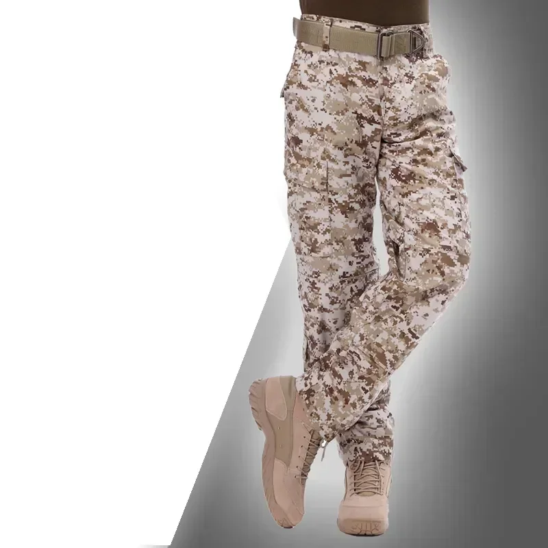 Military Style Uniform Desert Hunting Quality High Ripstop Wholesale Camo Color Black Pants Tactical