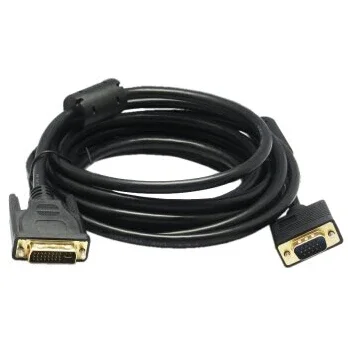 DVI-I (24+5) DVI - VGA D-SUB 15PIN オス - オス アダプタ コネクタ ケーブル 0.3 メートル / 1.5 メートル / 3 メートル / 5 メートル、ディスクリート グラフィックスからディスプレイ用