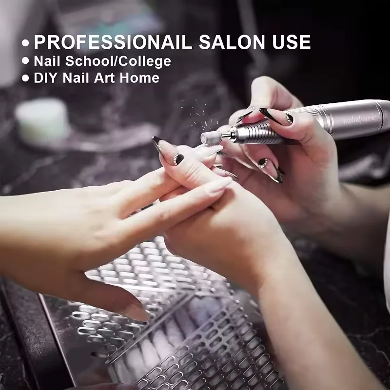 Mini nagellakmachine voor thuis, nagelboor- en vijlmachine met acryl nagelkit set, professionele nagelslijper