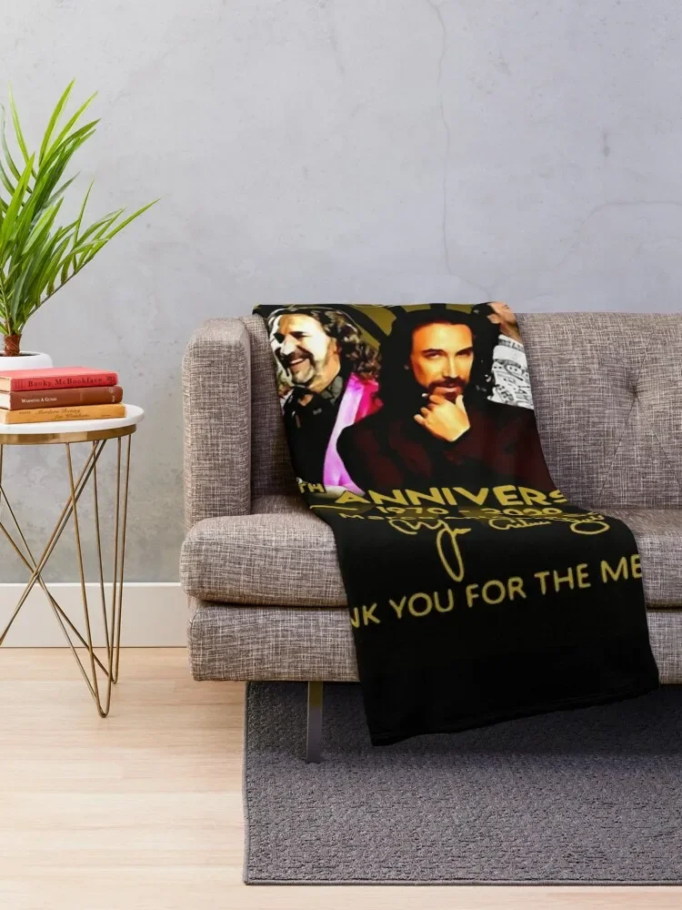 Marco Antonio Solis 50th Anniversary 1970 2020 Thank You for The Memories Throw Blanket Summer Beddings Soft Beds Blankets